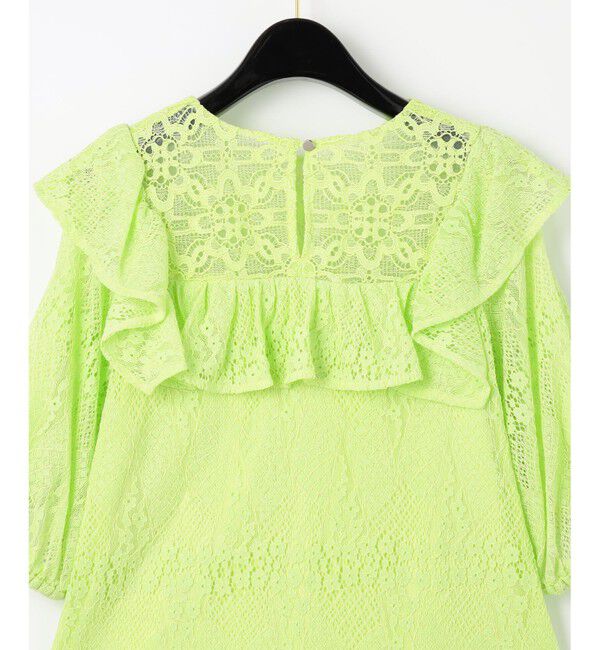 GRACE CONTINENTAL「レースフリルトップ」|シャツ・ブラウス|