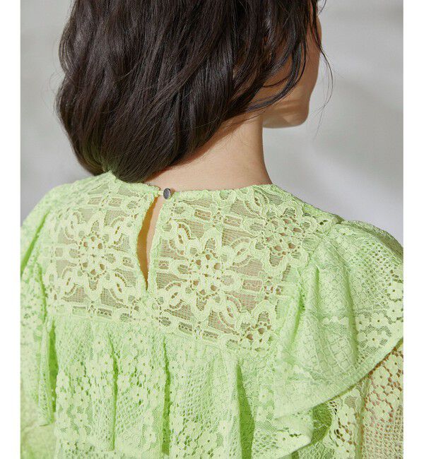 GRACE CONTINENTAL「レースフリルトップ」|シャツ・ブラウス|