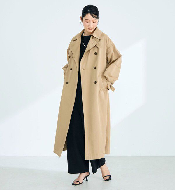 fredy emue「【発売のたびに即完売する大人気アイテム】袖ボリュームトレンチコート」|トレンチコート|
