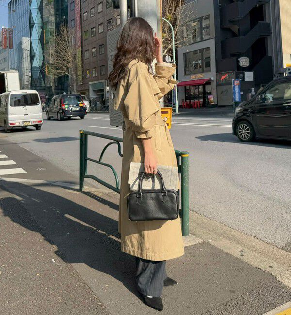 fredy emue「【発売のたびに即完売する大人気アイテム】袖ボリュームトレンチコート」|トレンチコート|