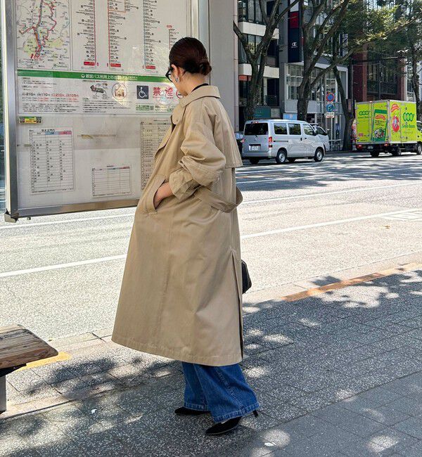 fredy emue「【発売のたびに即完売する大人気アイテム】袖ボリュームトレンチコート」|トレンチコート|