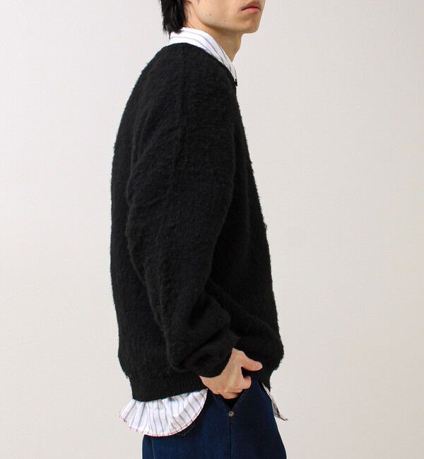 GLOSTER「【モヘアタッチ/ユニセックス対応】ヘンリーネックプルオーバーニット」|ニット・セーター|