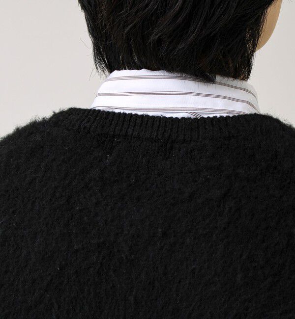 GLOSTER「【モヘアタッチ/ユニセックス対応】ヘンリーネックプルオーバーニット」|ニット・セーター|