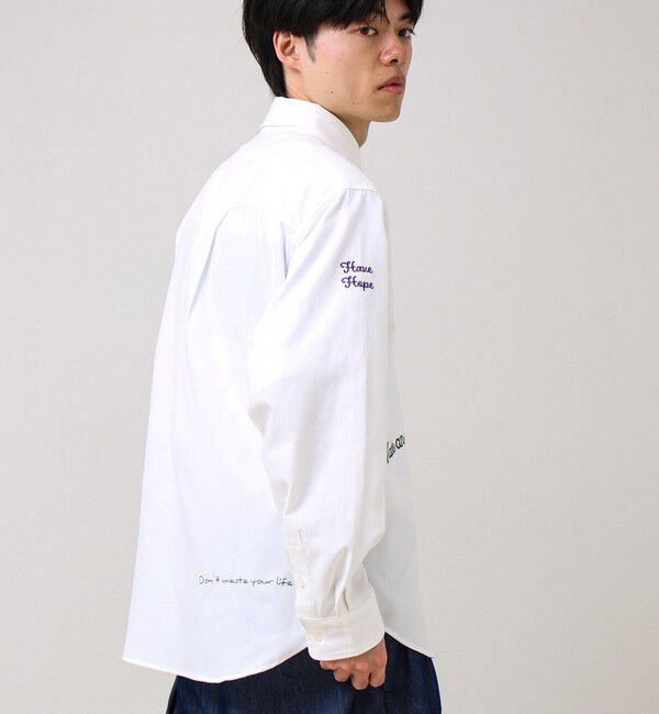 GLOSTER「【気分を上げるフレーズ】ポジティブメッセージシャツ パート2」|シャツ・ブラウス|