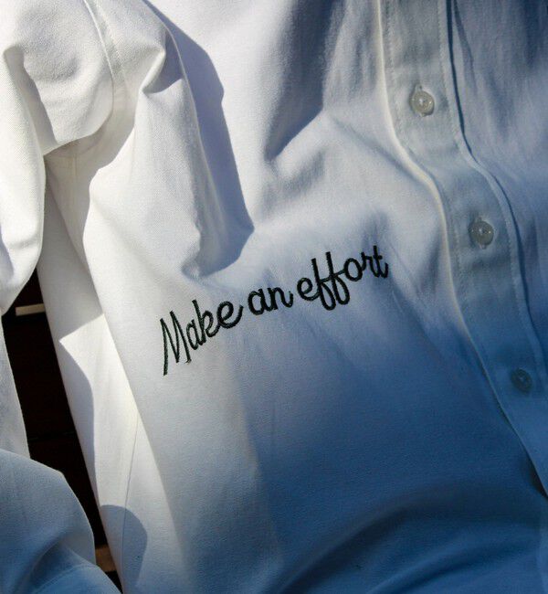 GLOSTER「【気分を上げるフレーズ】ポジティブメッセージシャツ パート2」|シャツ・ブラウス|