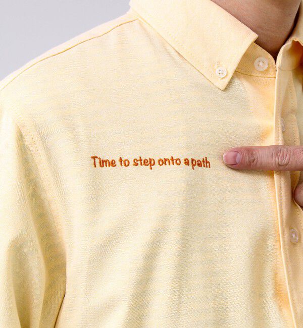 GLOSTER「【気分を上げるフレーズ】ポジティブメッセージシャツ パート2」|シャツ・ブラウス|