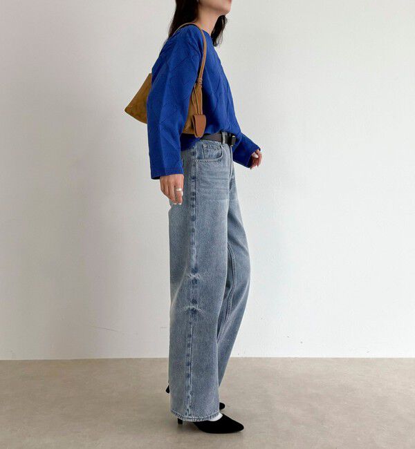 fredy emue「LINEN混ハート透かし柄ニット」|ニット・セーター|