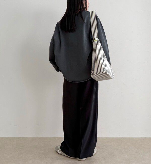 fredy emue「【オン・オフ対応/高身長サイズあり】とろみツイルタックスラックス」|スラックス|