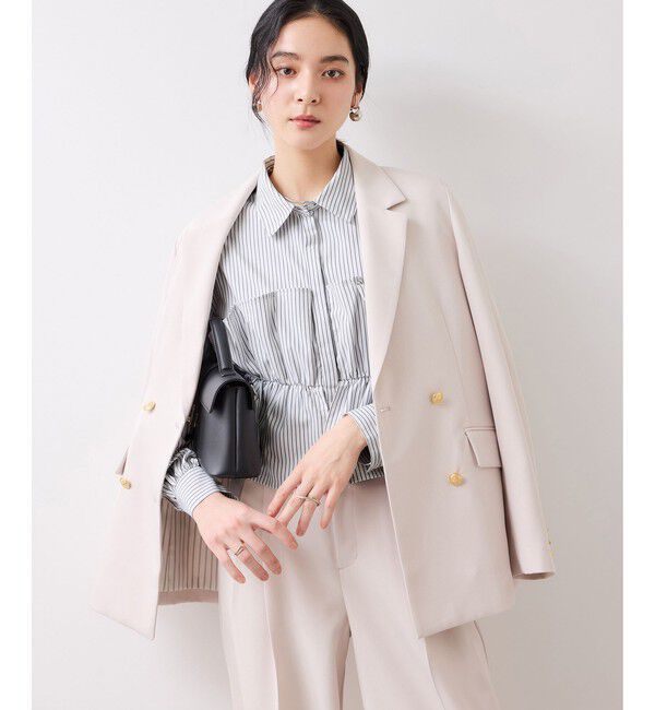 VIS「ビスチェドッキングシャツ/イージーケア」|シャツ・ブラウス|