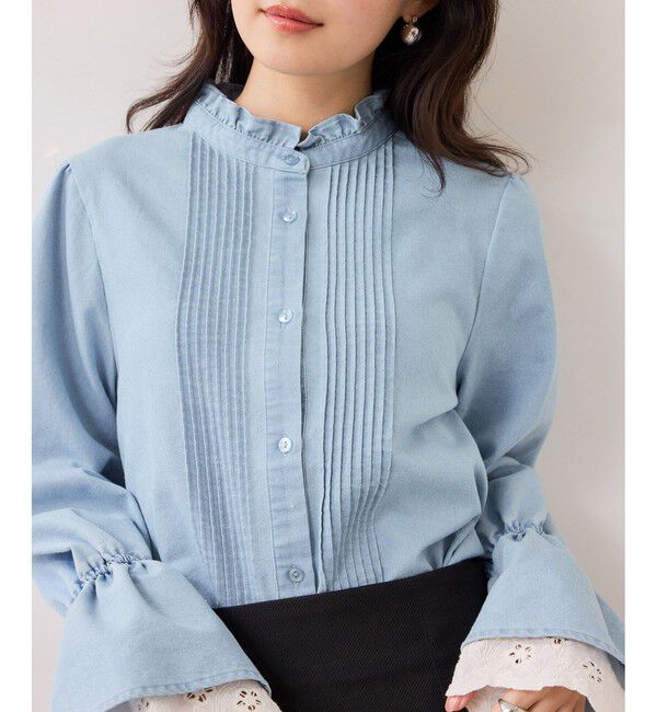 VIS「レイヤードレーススリーブブラウス」|シャツ・ブラウス|