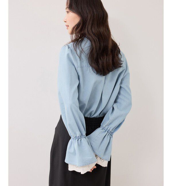VIS「レイヤードレーススリーブブラウス」|シャツ・ブラウス|
