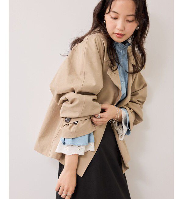 VIS「レイヤードレーススリーブブラウス」|シャツ・ブラウス|