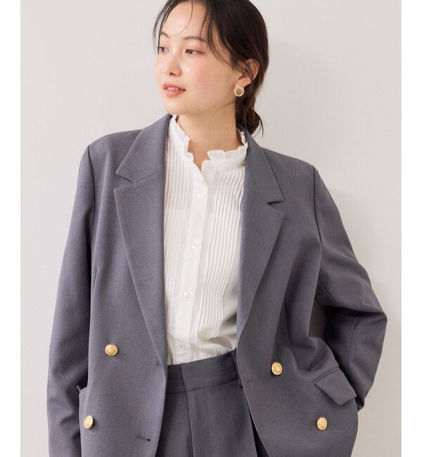 VIS「レイヤードレーススリーブブラウス」|シャツ・ブラウス|