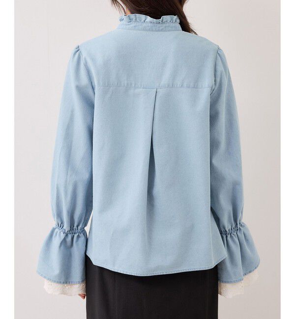 VIS「レイヤードレーススリーブブラウス」|シャツ・ブラウス|