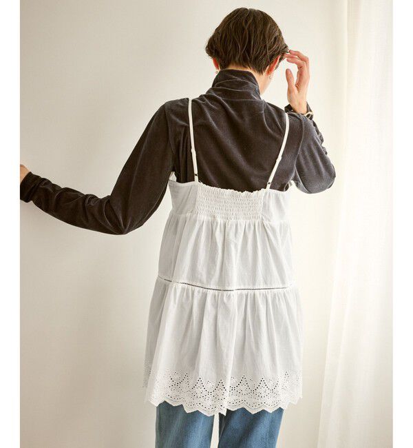 Rope&rsquo;Picnic「Vネックティアードレースビスチェ」|キャミソール|