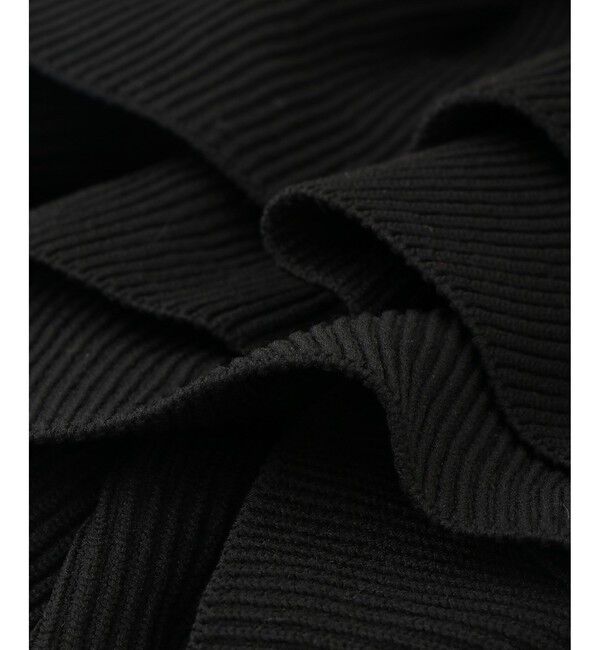 ADAM ET ROPE'「【サステナブル】ニットフリルビスチェ」|ベスト・ジレ|