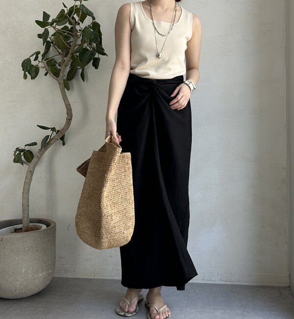  「スクエアニットタンク」|ニット・セーター|