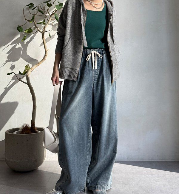  「スクエアニットタンク」|ニット・セーター|