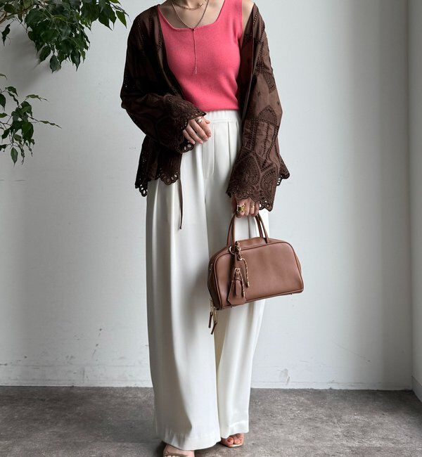  「スクエアニットタンク」|ニット・セーター|