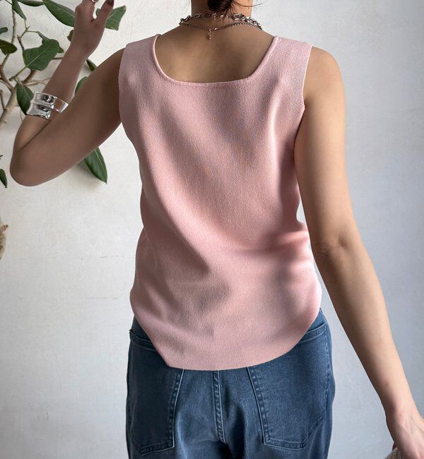  「スクエアニットタンク」|ニット・セーター|