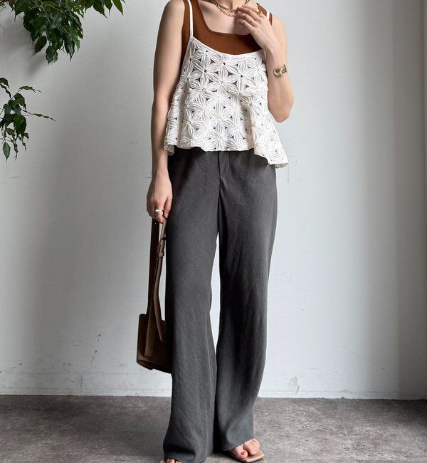  「スクエアニットタンク」|ニット・セーター|