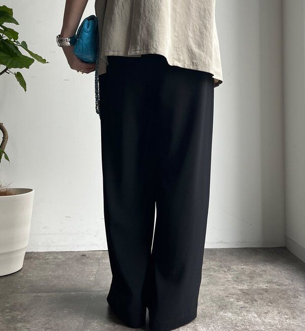  「【累計販売数3万枚突破/22色４サイズ展開！】タックワイドパンツ」|チノ|