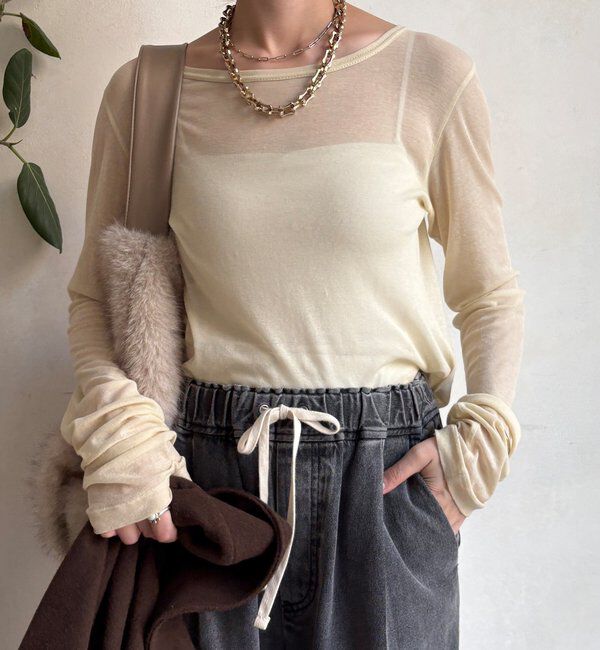  「【新色追加】コットンシアーTEE」|Tシャツ・カットソー|