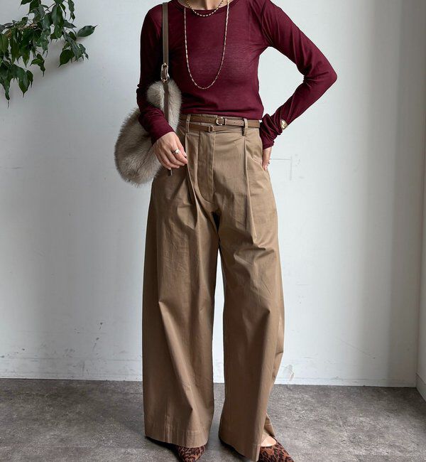  「【新色追加】コットンシアーTEE」|Tシャツ・カットソー|