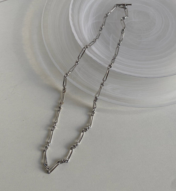  「変形チェーンラリエットネックレス」|ネックレス|