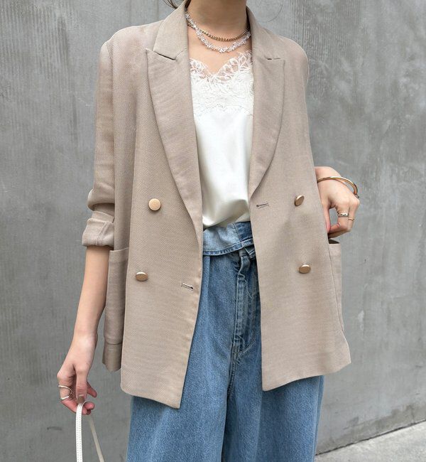  「メッシュダブルジャケット」|テーラードジャケット|