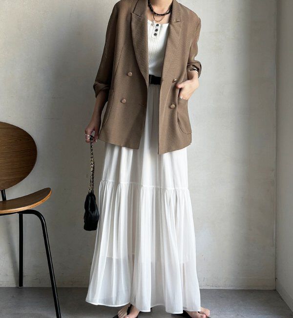  「メッシュダブルジャケット」|テーラードジャケット|