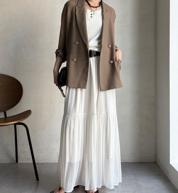  「メッシュダブルジャケット」|テーラードジャケット|