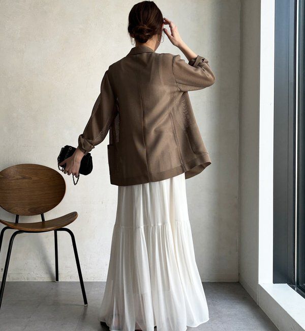  「メッシュダブルジャケット」|テーラードジャケット|