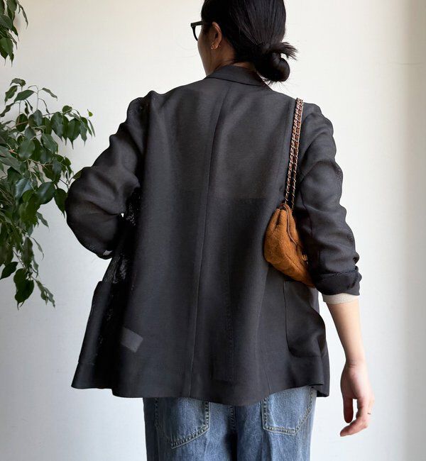  「メッシュダブルジャケット」|テーラードジャケット|