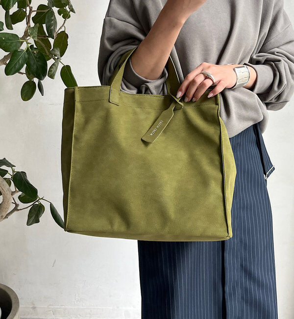  「【WEB限定】スエードPUショッパートート」|トートバッグ|