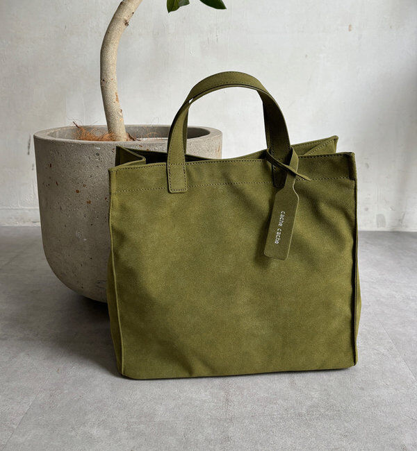  「【WEB限定】スエードPUショッパートート」|トートバッグ|