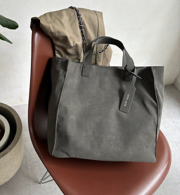  「【WEB限定】スエードPUショッパートート」|トートバッグ|