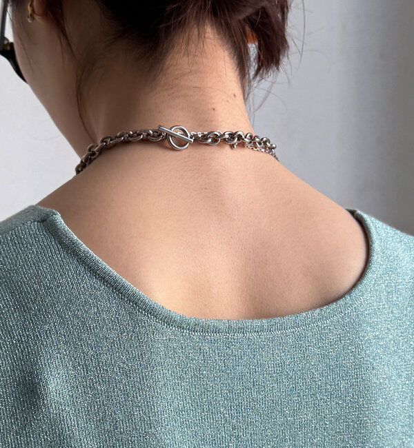  「前後2WAYラメニットタンク」|ニット・セーター|