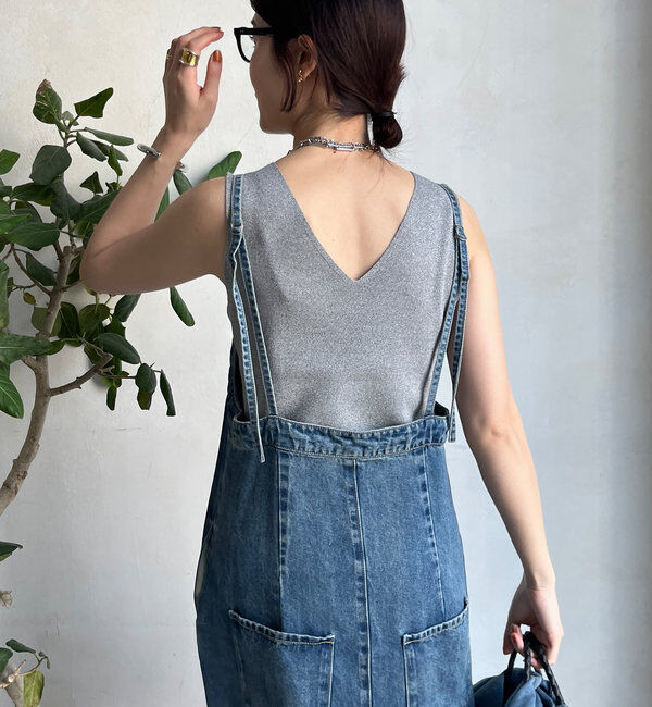  「前後2WAYラメニットタンク」|ニット・セーター|