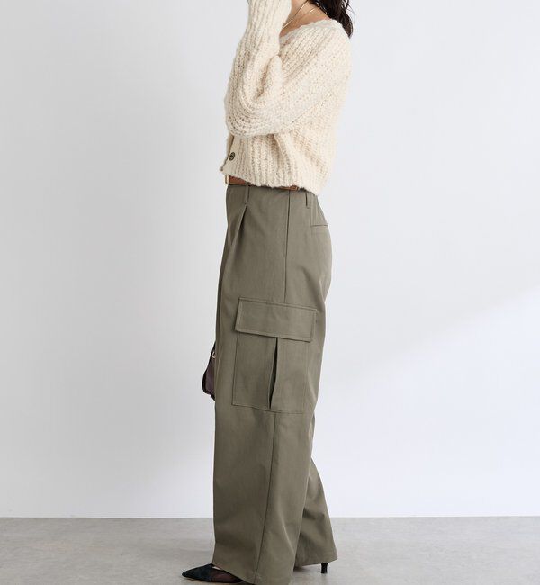  「【前後2WAY】スラブボレロカーデ」|カーディガン|