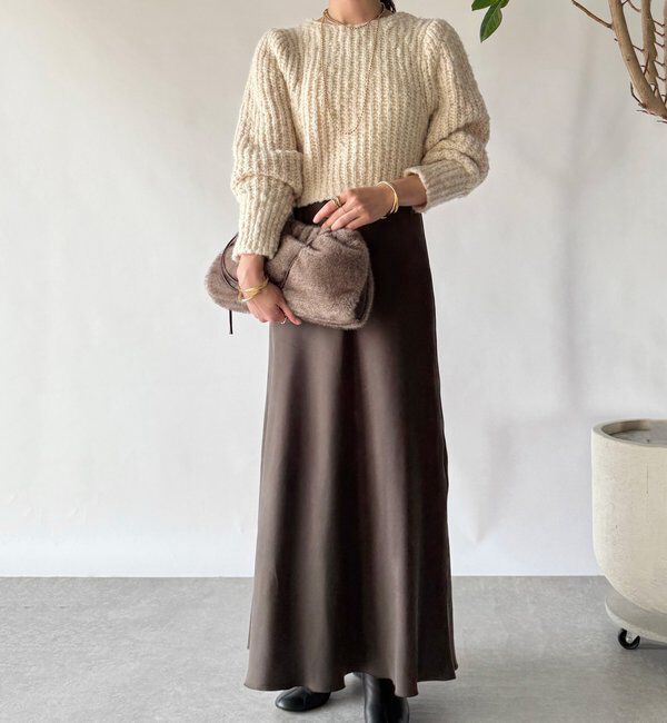  「【前後2WAY】スラブボレロカーデ」|カーディガン|