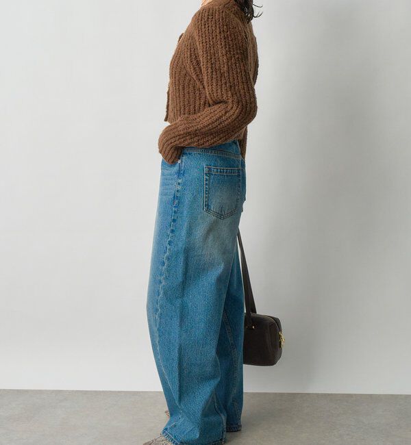  「【前後2WAY】スラブボレロカーデ」|カーディガン|