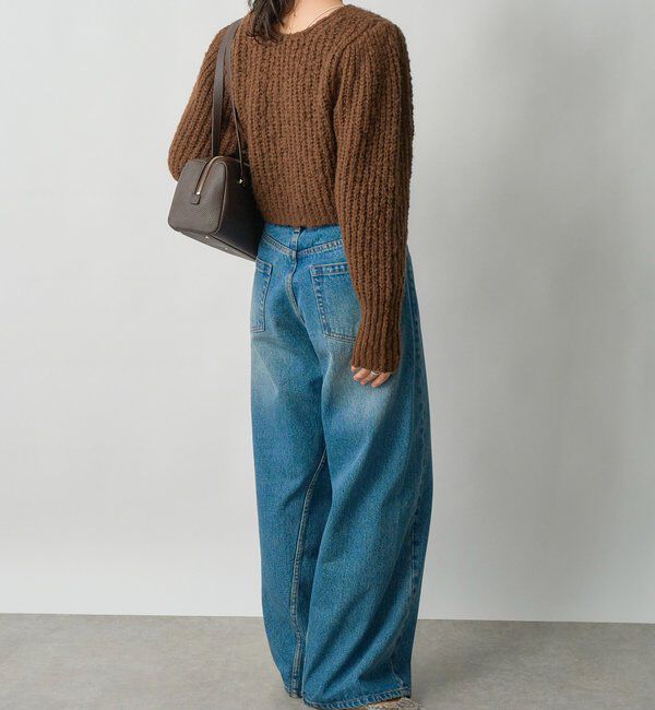  「【前後2WAY】スラブボレロカーデ」|カーディガン|