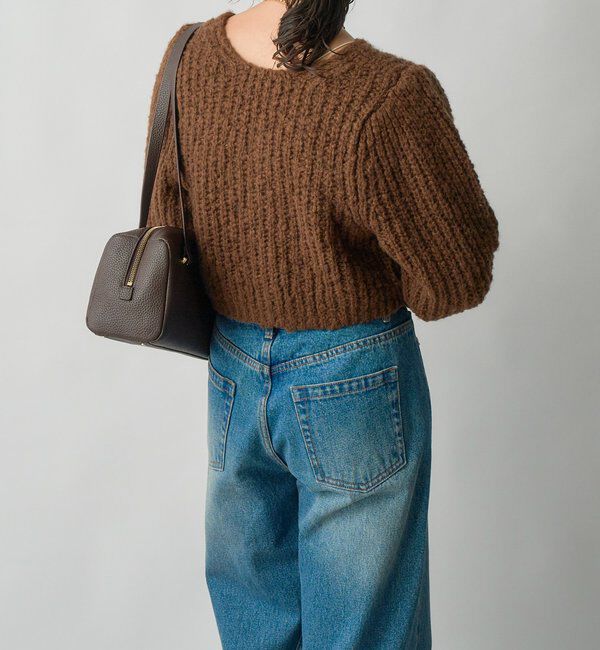  「【前後2WAY】スラブボレロカーデ」|カーディガン|