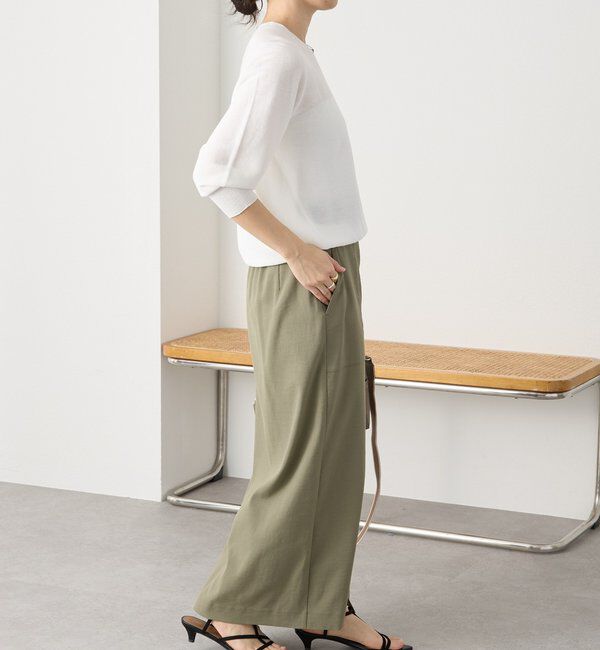  「予約【軽くしなやかな着心地】ライトギマバックボリュームニット」|ニット・セーター|