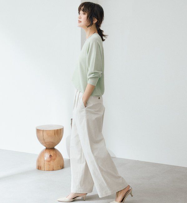  「予約【軽くしなやかな着心地】ライトギマバックボリュームニット」|ニット・セーター|