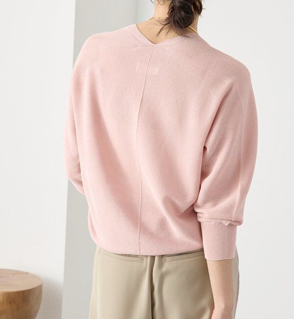  「予約【軽くしなやかな着心地】ライトギマバックボリュームニット」|ニット・セーター|