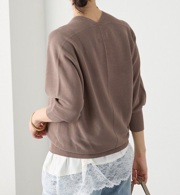  「予約【軽くしなやかな着心地】ライトギマバックボリュームニット」|ニット・セーター|