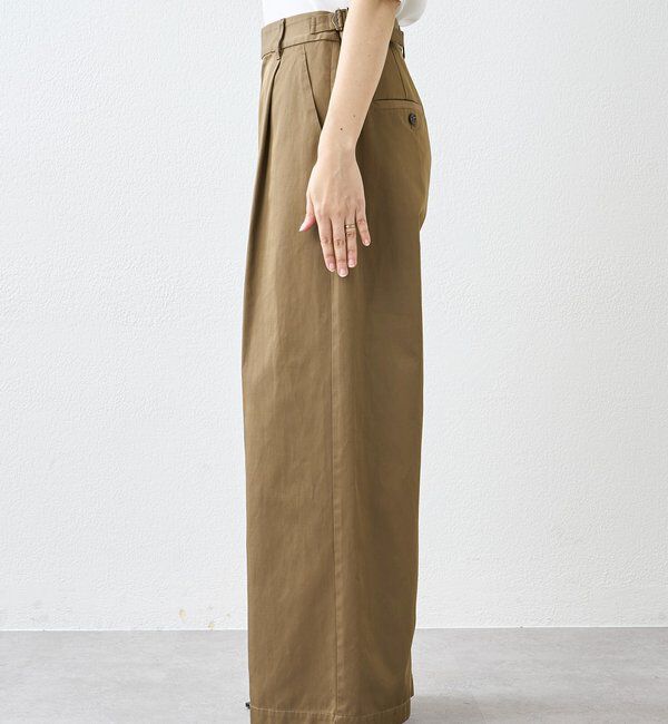  「予約【A・MONN(アモン)】スムースワイドパンツ」|その他|