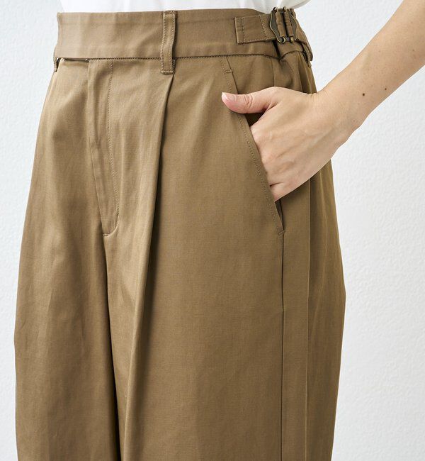  「予約【A・MONN(アモン)】スムースワイドパンツ」|その他|